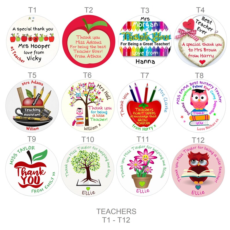 Teacher Gifts Personalised Gift For Teaching Assistant Etsy