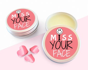Miss Your Face Lip Balm: Natural Friendship Gift