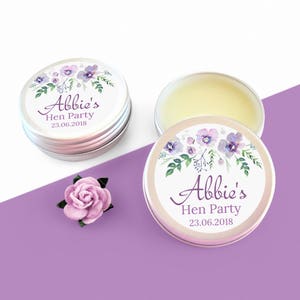 Personalised Lip Balm Hen Party Favours, Hen Do Gifts Personalised, Mehndi Favours, Mehndi Gifts, Mehndi Night, Bridal Shower, Bridal Party