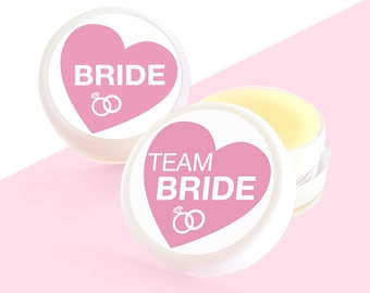 Bride Tribe Lip Balm Favors: Hen Party Gifts, Custom Label