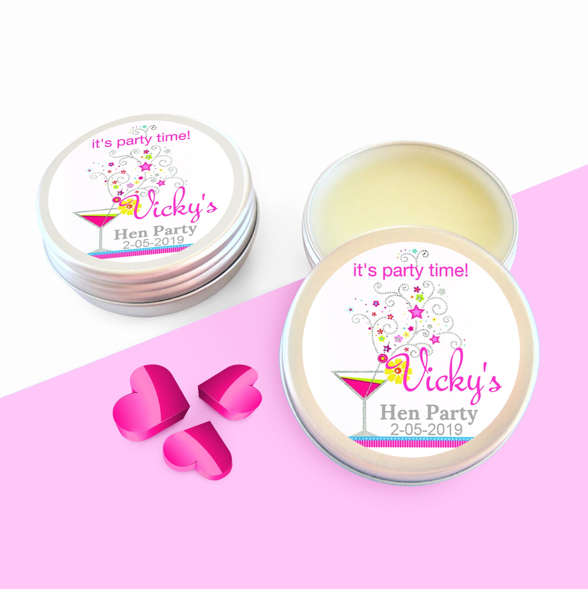 Hen Party Favours Bridal Shower Favours Hen Do Lip Balm Etsy UK