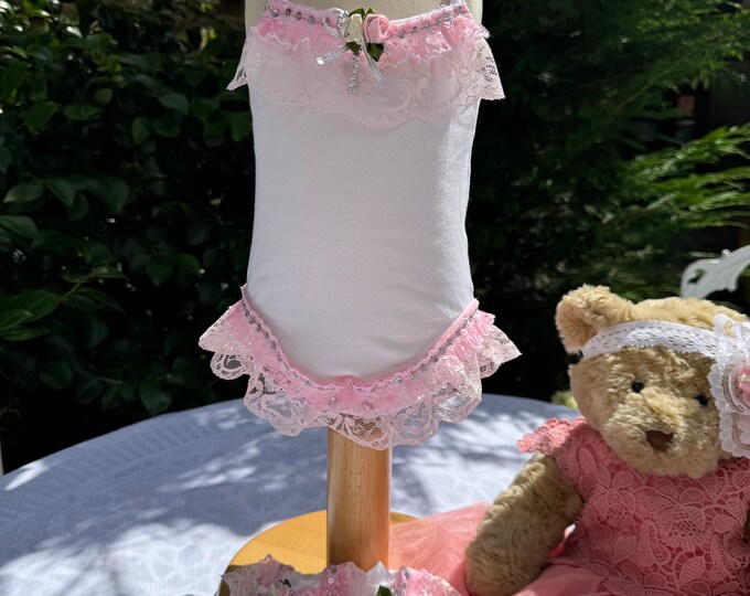 Spanish style  frilly vest set