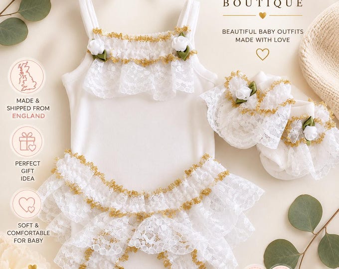 frilly vest set