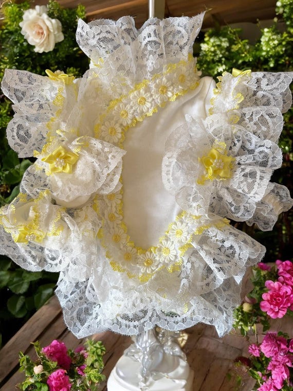 frilly vest set tiny baby 5lb
