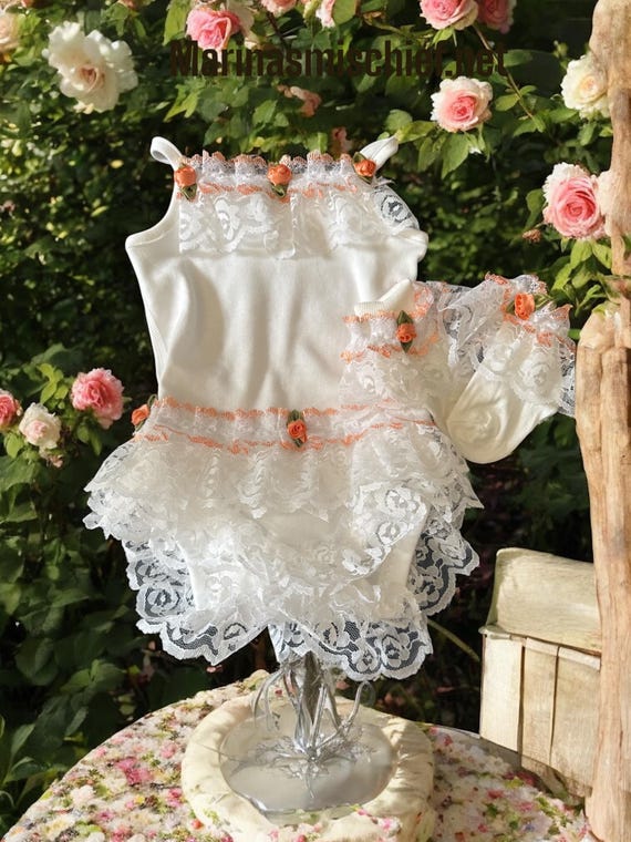Spanish style extra frilly  set