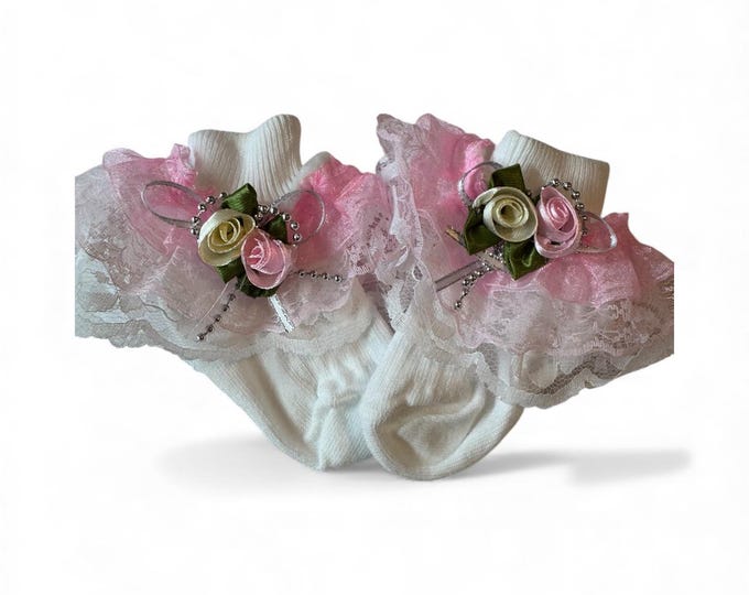 Spanish style frilly socks