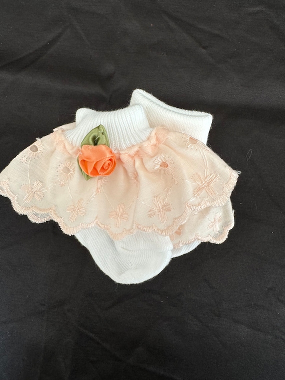 Spanish style frilly socks newborn free post