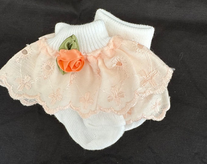 Spanish style frilly socks newborn free post
