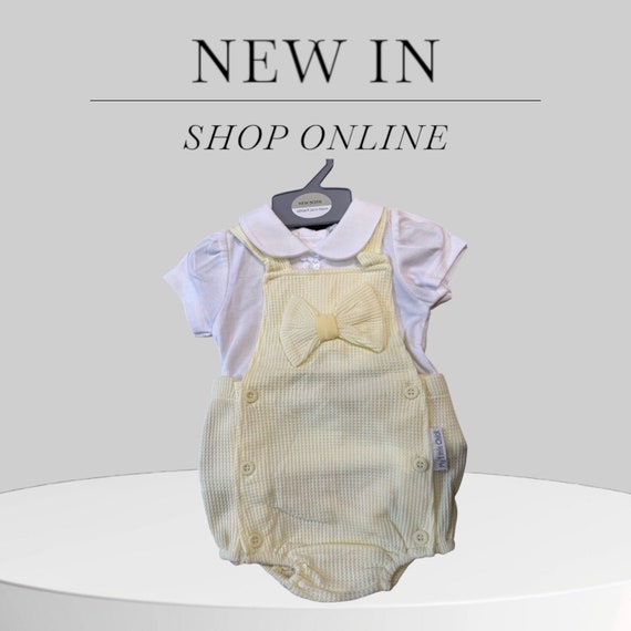 lemon dungaree set