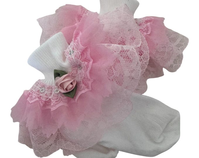 Spanish style frilly socks all colours