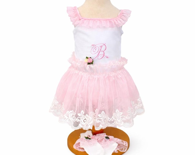 Baby Girl Tutu Outfit 6–12 Months | Pink Tulle Dress Set | Handmade Princess Outfit | Birthday, Photoshoot, Special Occasion