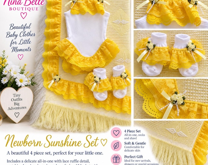 Newborn baby girl  gift set