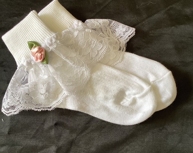 Spanish style frilly socks  freepost