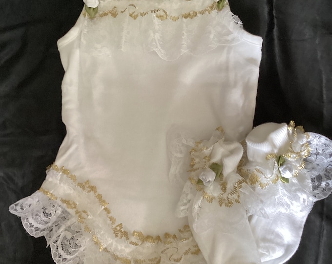 Spanish style frilly vest set 6-9 months