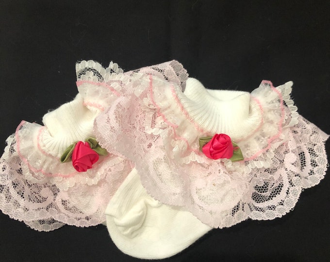 Spanish style frilly socks 0-2.5