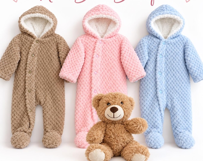 6-9  Months free teddy with each  pramsuit