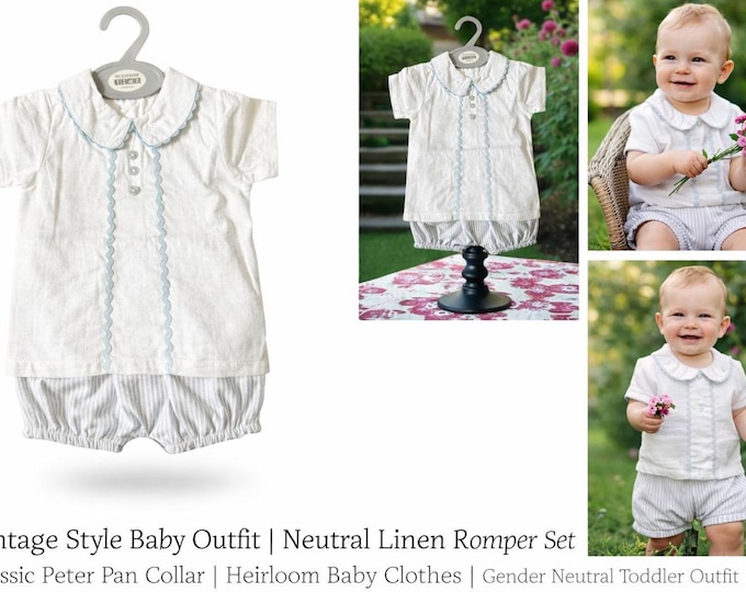 Vintage style baby outfit