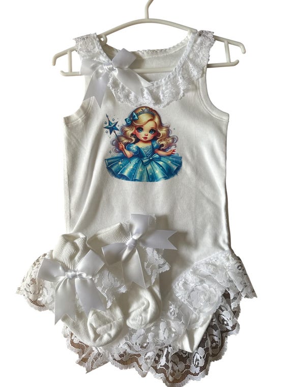 Spanish style frilly vest set