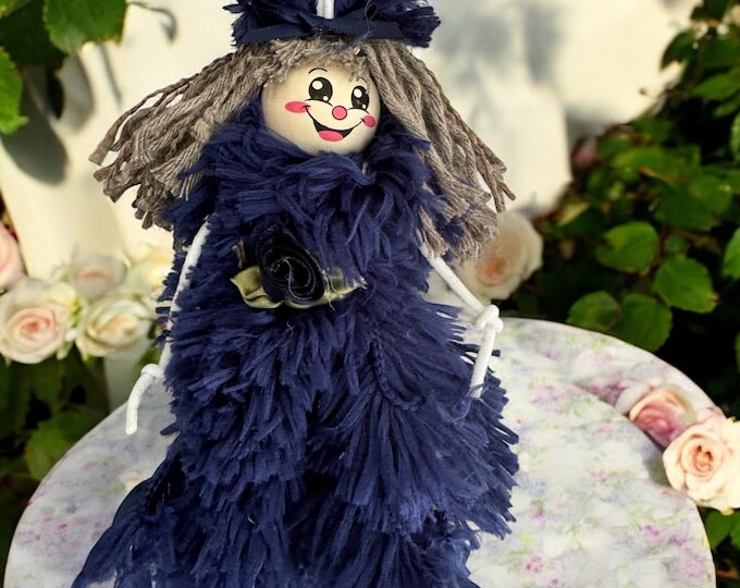 Handmade Mischief Doll: Fun Whimsical Decor