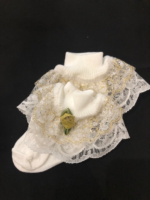 Spanish style frilly socks 0-2.5