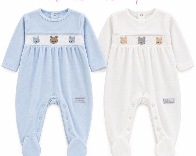 teddy  Detail Baby grow