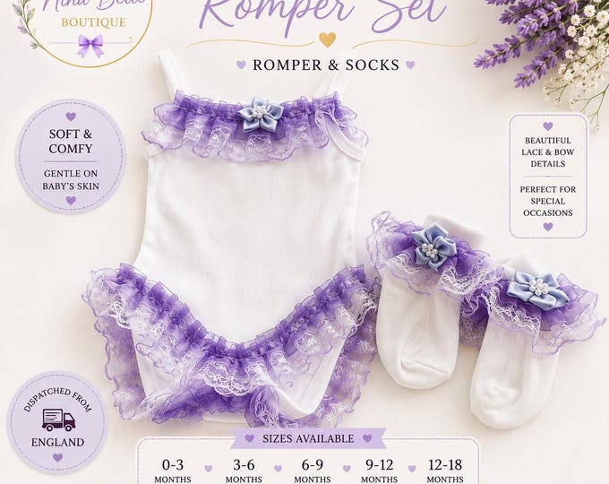 Spanish style lacy set with socks