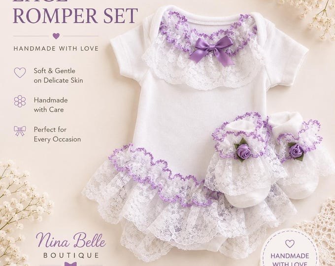 Handmade baby set