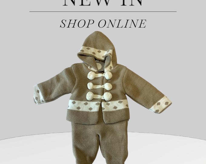 Spanish Style Knitted Baby Suit: now 20.00 free delivery
