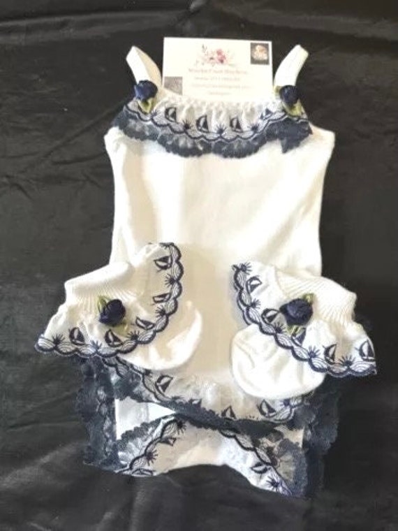 frilly vest set newborn with hairband