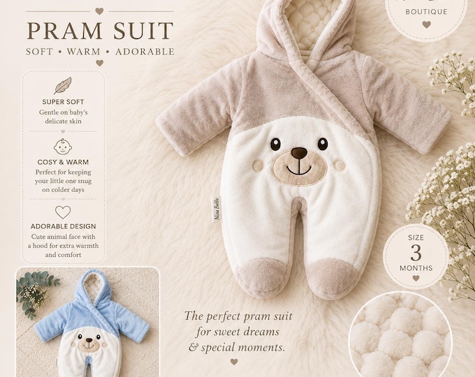 pram suits now 15.00