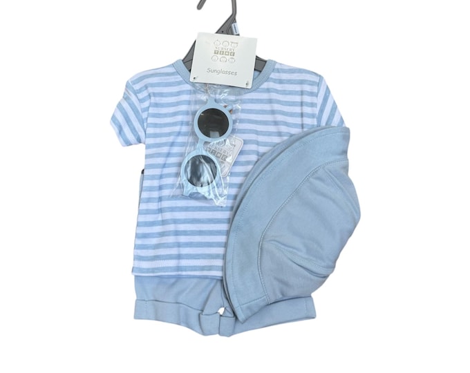 Boys  3 piece summer set with sunglasses