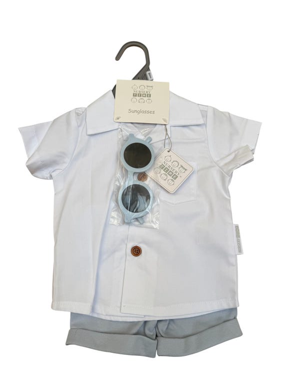 Boys summer set with sunglasses