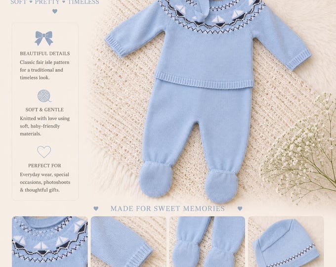 baby knit outfit