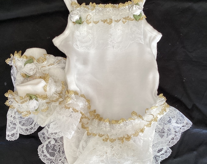 frilly vest set