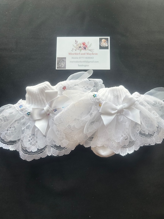 Spanish style frilly socks Freepost