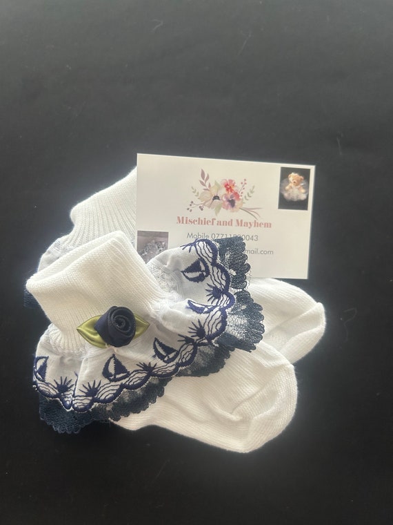 Spanish style frilly socks Free post