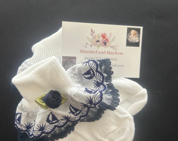 Spanish style frilly socks Free post