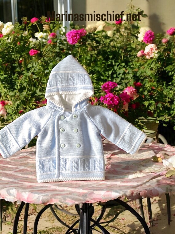 Gorgeous blue  cardigan 0-3 months