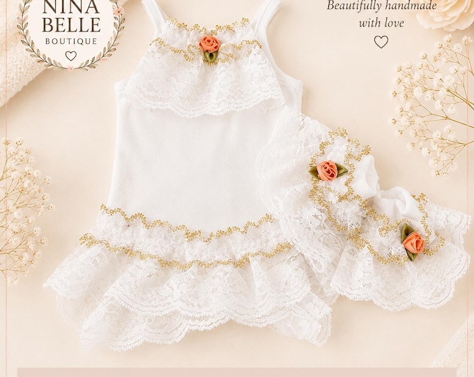 Hand made lace outfit