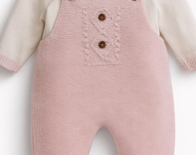 Nina Belle Boutique Knit Baby Romper, Newborn Outfit, Infant Jumpsuit
