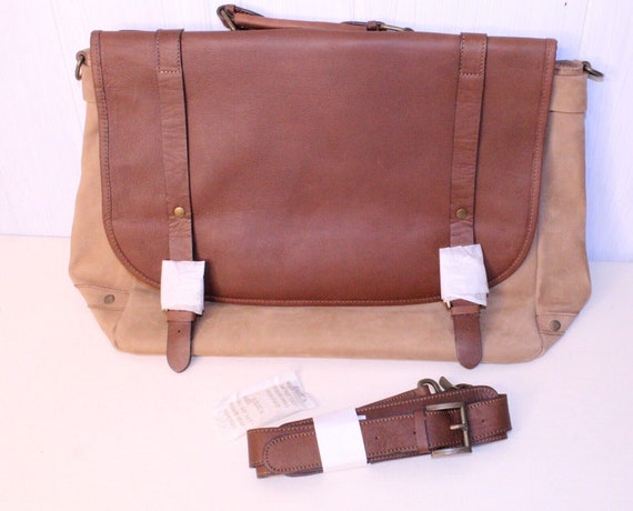 VTG Marlboro Miles Saddle All Leather Satchel/computer  display picture 1