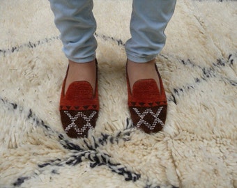 Gorgeous kilim ballerinas