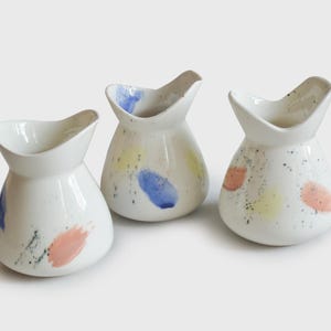 Handmade Porcelain Pitcher: Minimalist Vase, Modern Home Decor