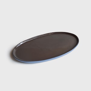 Oval Porcelain Platter Oval Serving Plate Pottery dinnerware, Versatile platter, Handmade Dinner Plate Ceramic serving platter Dessert Plate