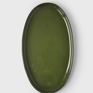 Oval Porcelain Platter Oval Serving Plate Pottery dinnerware, Versatile platter, Handmade Dinner Plate Ceramic serving platter Dessert Plate