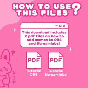 Sakura Bunny Twitch Screens | Twitch Scenes | Kawaii Gamer | Cute ...