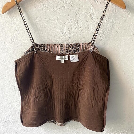 Vtg Alexandra Rosati Leopard Patchwork Mesh Top - Etsy