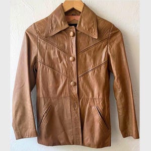 70s Junesse leather jacket