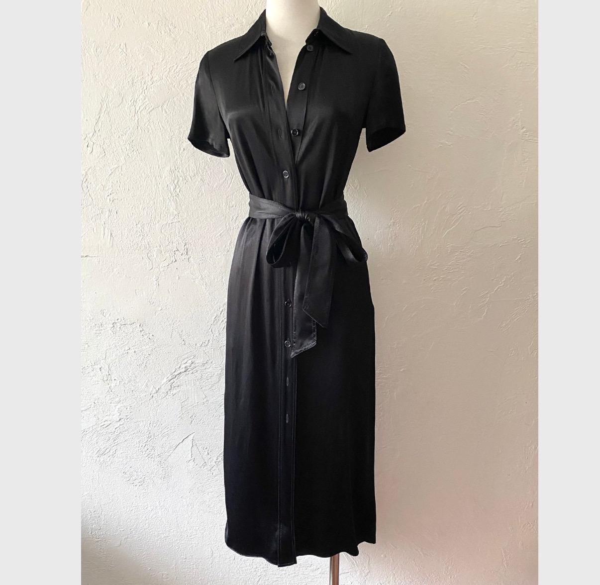 black silk dress zara ZW COLLECTION SATIN EFFECT HALTER - Swap your secondhand designer items today at Changing Hands Zara Into the Night Edition