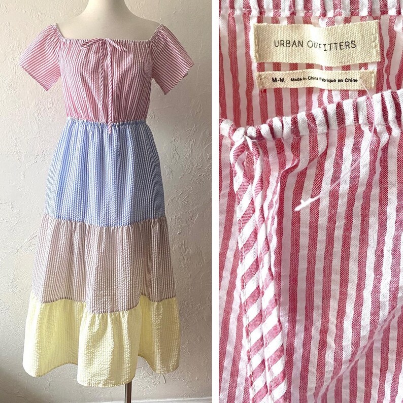 Urban Outfitters seersuckerklänning NWOT bild 7